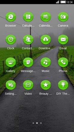Misty Nature CLauncher Android Theme Image 2