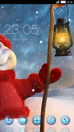 Welcome Winter CLauncher Android Theme Image 1