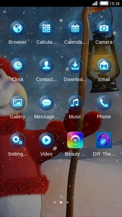 Welcome Winter CLauncher Android Theme Image 2