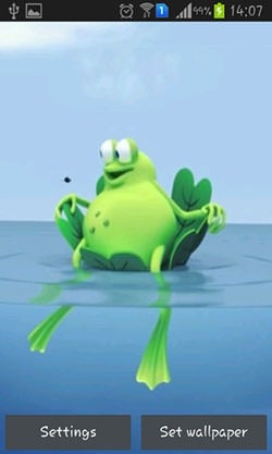 Lazy Frog Android Wallpaper Image 1