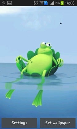 Lazy Frog Android Wallpaper Image 2