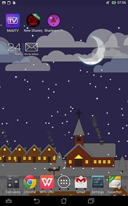 Toon Landscape Android Wallpaper Image 1