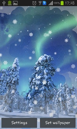 Aurora: Winter Android Wallpaper Image 1