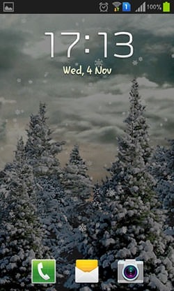 Snowfall By Kittehface Software Android Wallpaper Image 2