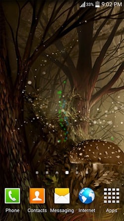 Fireflies: Jungle Android Wallpaper Image 1