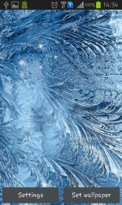 Frozen Glass Android Wallpaper Image 1