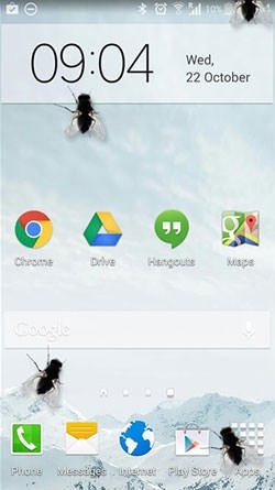 Fly In Phone Android Wallpaper Image 2