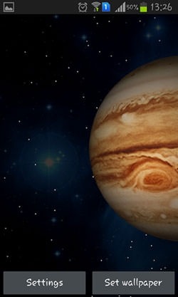 Planets 3D Android Wallpaper Image 1