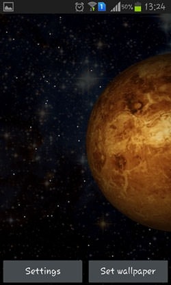 Planets 3D Android Wallpaper Image 2