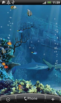 Shark Reef Android Wallpaper Image 2