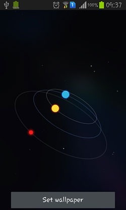 Star Orbit Android Wallpaper Image 1