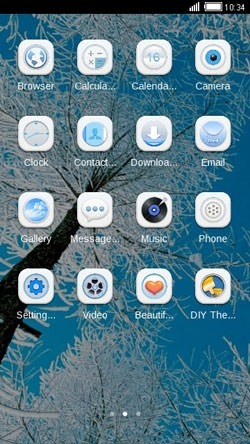 My Winter CLauncher Android Theme Image 2