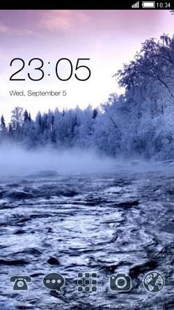 Winter Land CLauncher Android Theme Image 1