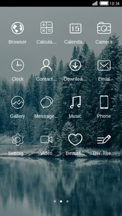 Winter2015 CLauncher Android Theme Image 2