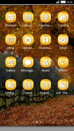 Autum Winter CLauncher Android Theme Image 2