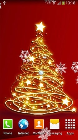 Christmas Tree 3D Android Wallpaper Image 2