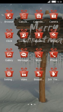 Christmas CLauncher Android Theme Image 2