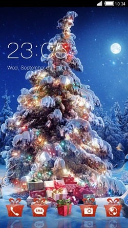 Christmas Tree CLauncher Android Theme Image 1
