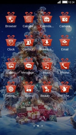 Christmas Tree CLauncher Android Theme Image 2