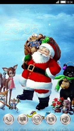 Santa CLauncher Android Theme Image 1