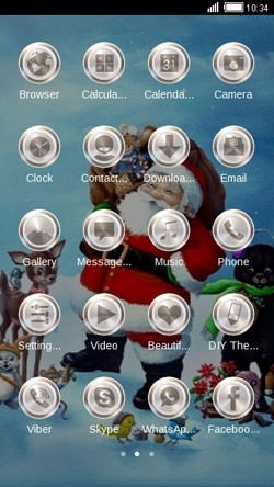 Santa CLauncher Android Theme Image 2