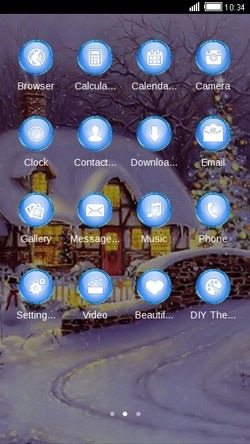 Winter CLauncher Android Theme Image 2