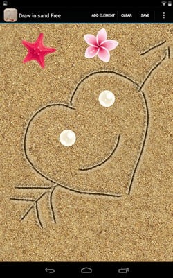 Draw In Sand Android Wallpaper Image 1