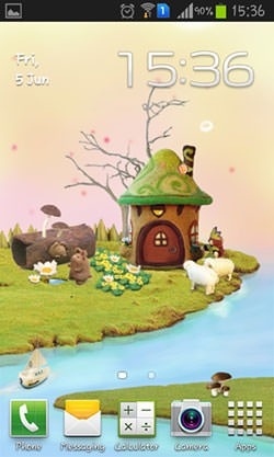 Fairy House Android Wallpaper Image 1