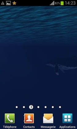 Ocean: Whale Android Wallpaper Image 1