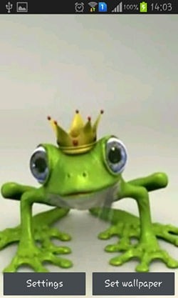 Royal Frog Android Wallpaper Image 2