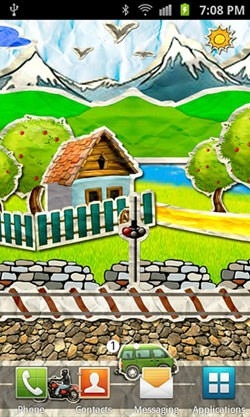 Paper Train Android Wallpaper Image 1