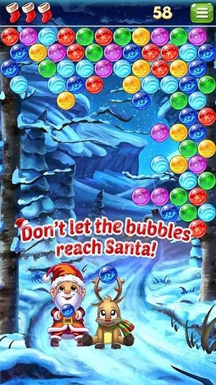 Santa Pop: Bubble Shooter Android Game Image 2