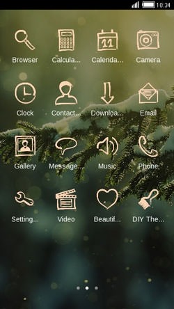 New Year CLauncher Android Theme Image 2