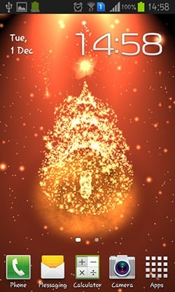Christmas Tree Android Wallpaper Image 1