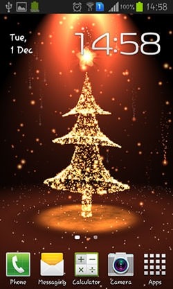 Christmas Tree Android Wallpaper Image 2