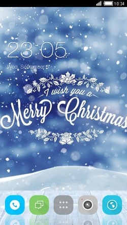 Merry Christmas CLauncher Android Theme Image 1