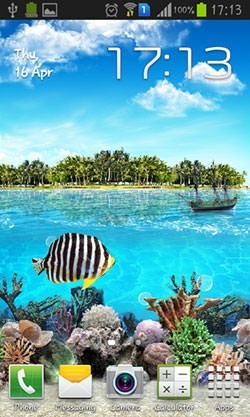 Tropical Ocean Android Wallpaper Image 2