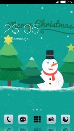 Cristmas CLauncher Android Theme Image 1