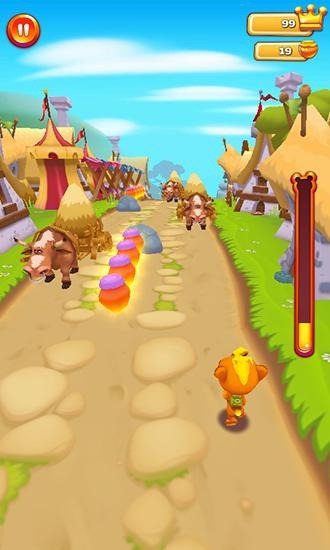 Honey Rush: Run Teddy Run Android Game Image 1