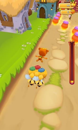 Honey Rush: Run Teddy Run Android Game Image 2