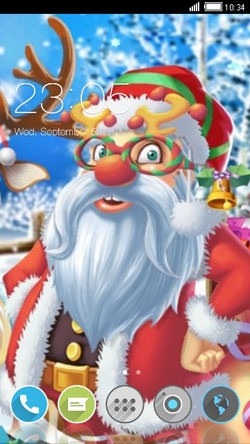 Love Santa CLauncher Android Theme Image 1