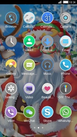 Love Santa CLauncher Android Theme Image 2