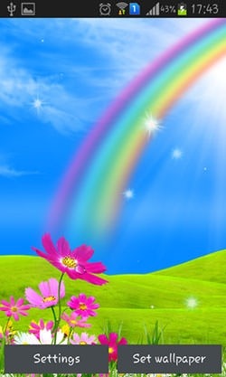Rainbow Android Wallpaper Image 1
