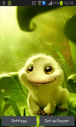 Cute Alien Android Wallpaper Image 1