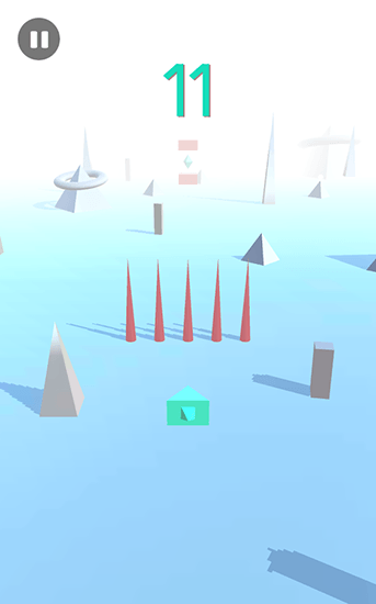 Geometry Sky Rockets Meltdown Android Game Image 1