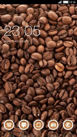 Coffee CLauncher Android Theme Image 1