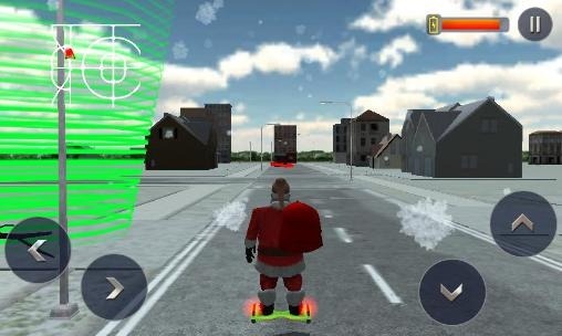 Hoverboard Rider 3D: Santa Xmas Android Game Image 1