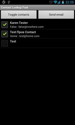 Contact Lookup Fast Android Application Image 2