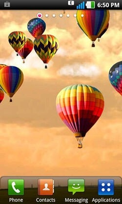 Hot Air Balloon Android Wallpaper Image 1