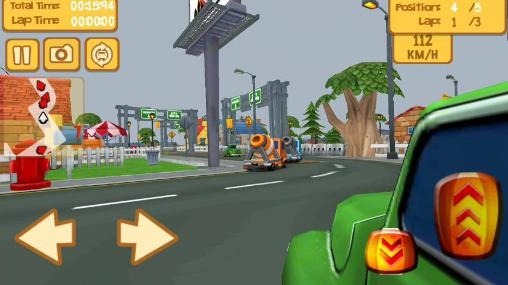 Cartoon Race 3D: Car Driver Android Game Image 2